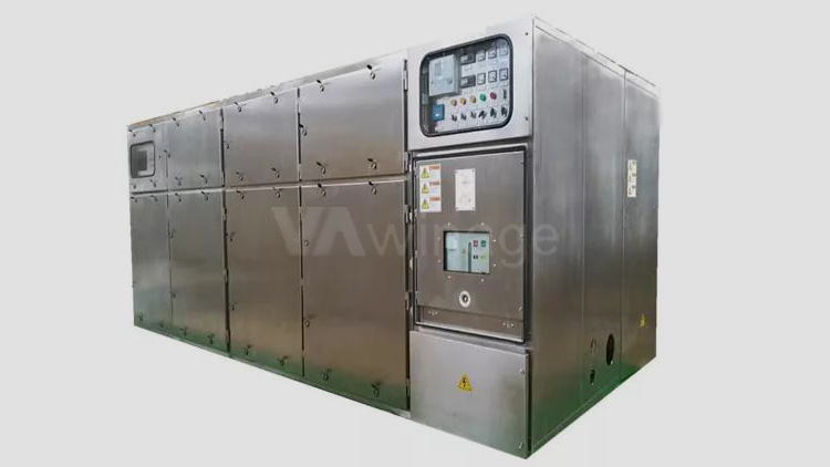 VA4系列定制型制動電阻柜配套3.3KV高壓變頻器的應用案例